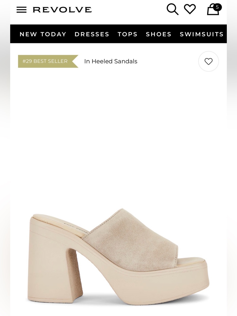 Free People Zoe Platform Sandals Diamond Suede Taupe - US 8